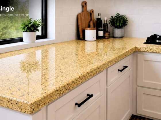 Yellow Single – Kitchen Countertops